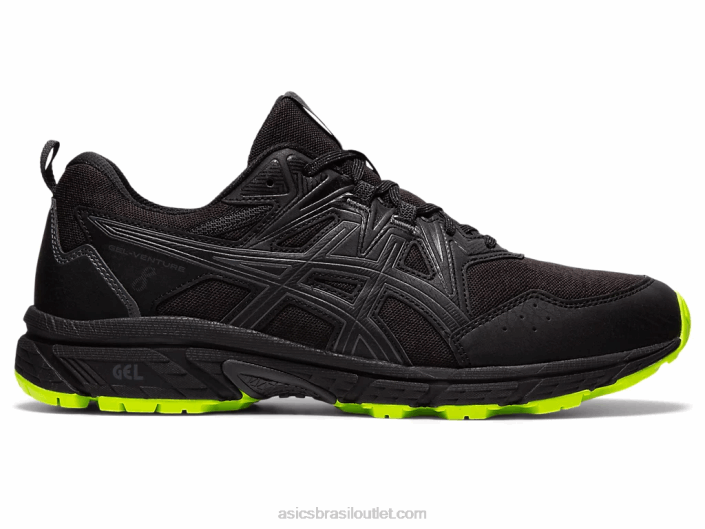 gel-venture 8 462T1876 preto/cinza portador Asics