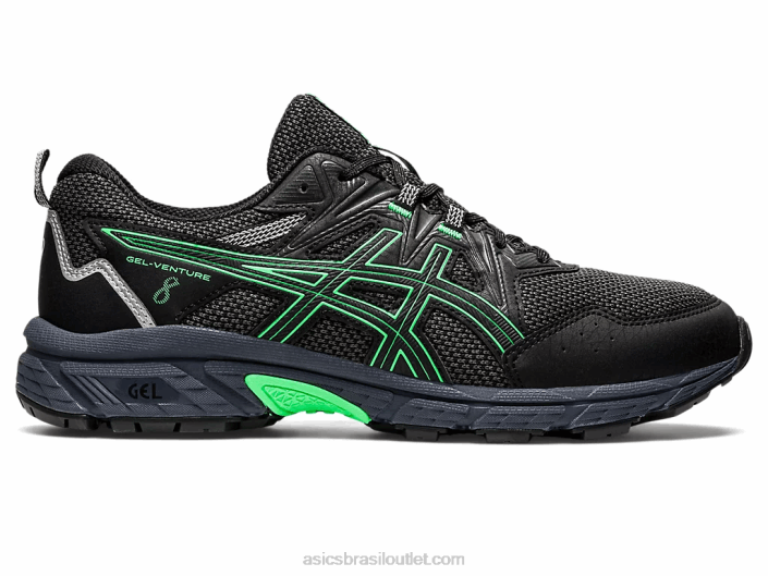 gel-venture 8 462T947 folha preta/nova Asics