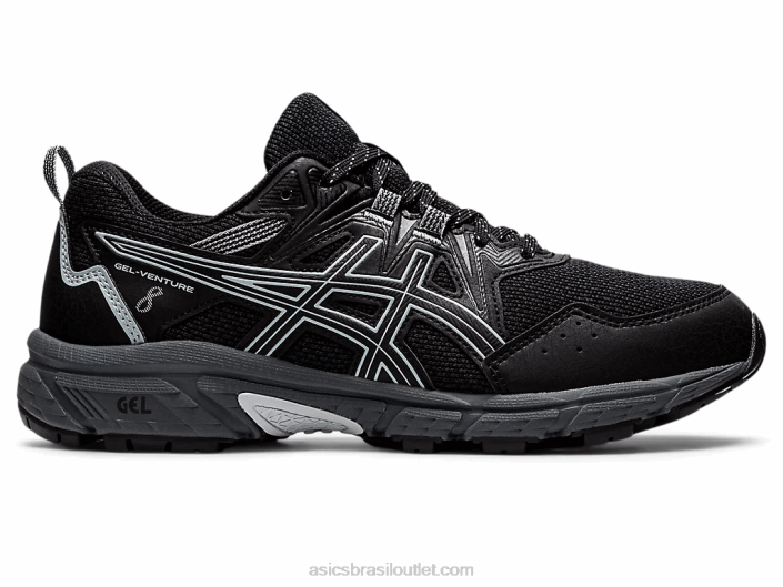 gel-venture 8(d) 462T1520 preto/cinza piemonte Asics