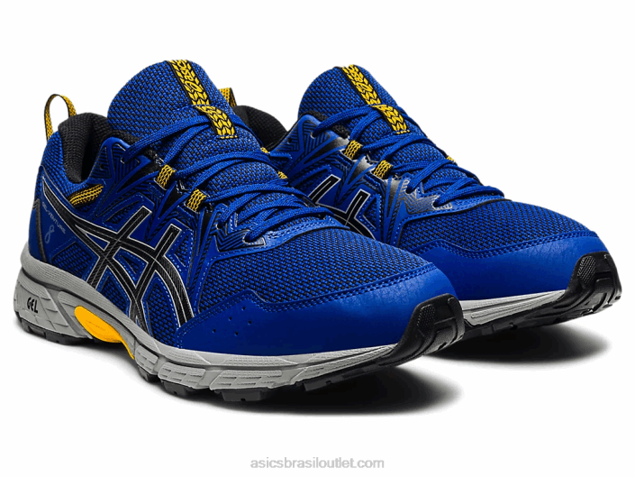 gel-venture 8 extra largo 462T1591 Mônaco azul/preto Asics