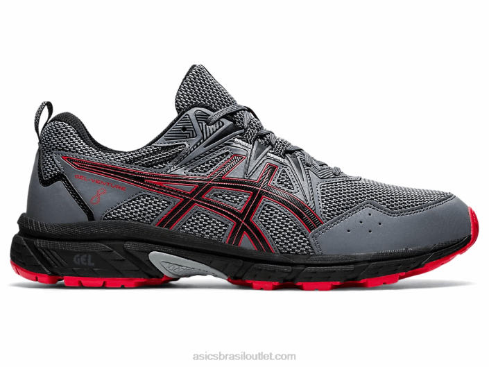 gel-venture 8 extra largo 462T1864 metrópole/vermelho clássico Asics