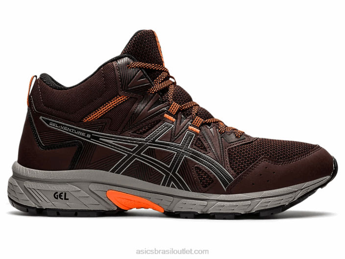 gel-venture 8 mt 462T1564 café/cinza argila Asics