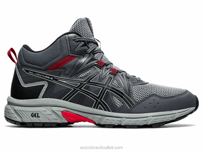 gel-venture 8 mt 462T1721 cinza transportador/rocha de folha Asics