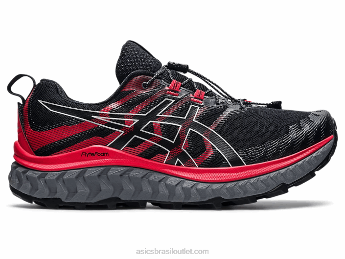 trabuco max 462T1862 preto/vermelho elétrico Asics