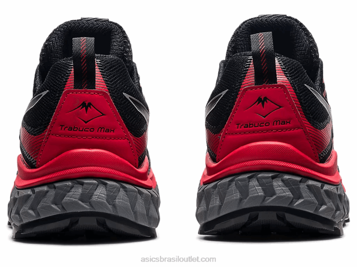 trabuco max 462T1862 preto/vermelho elétrico Asics