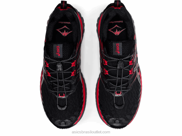 trabuco max 462T1862 preto/vermelho elétrico Asics