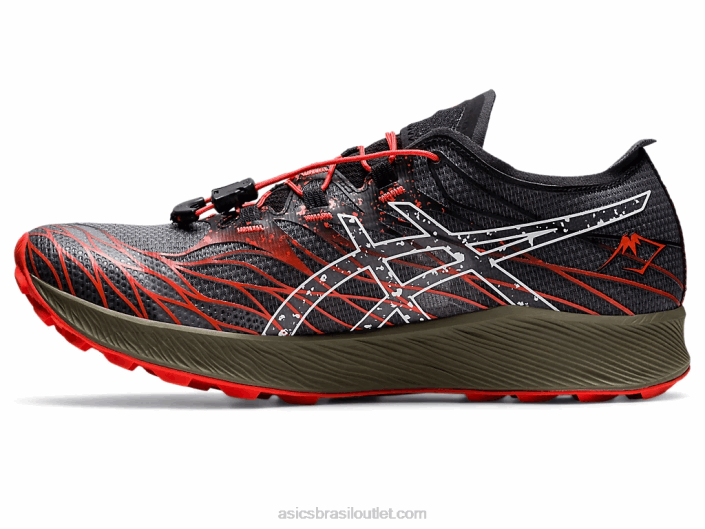 velocidade fuji 462T976 tomate cereja/preto Asics