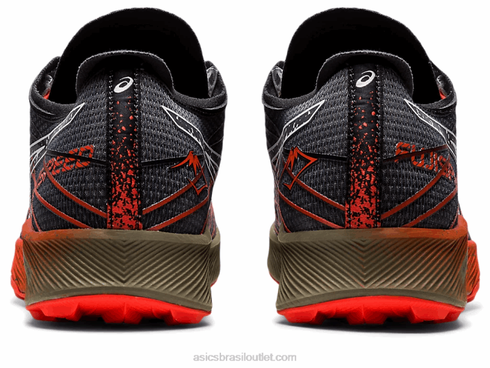velocidade fuji 462T976 tomate cereja/preto Asics