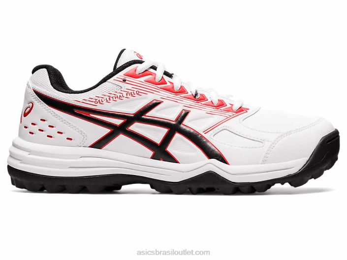 campo letal em gel 462T1196 branco/vermelho clássico Asics