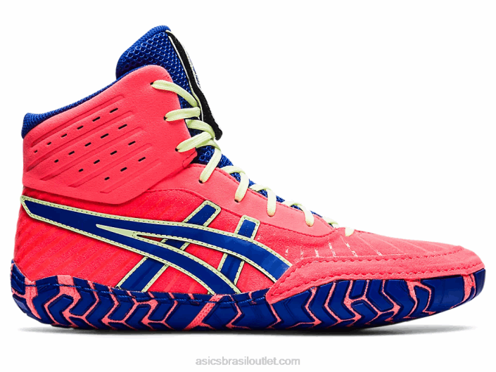 agressor 4 462T1833 coral ardente/lapis lazuli azul Asics