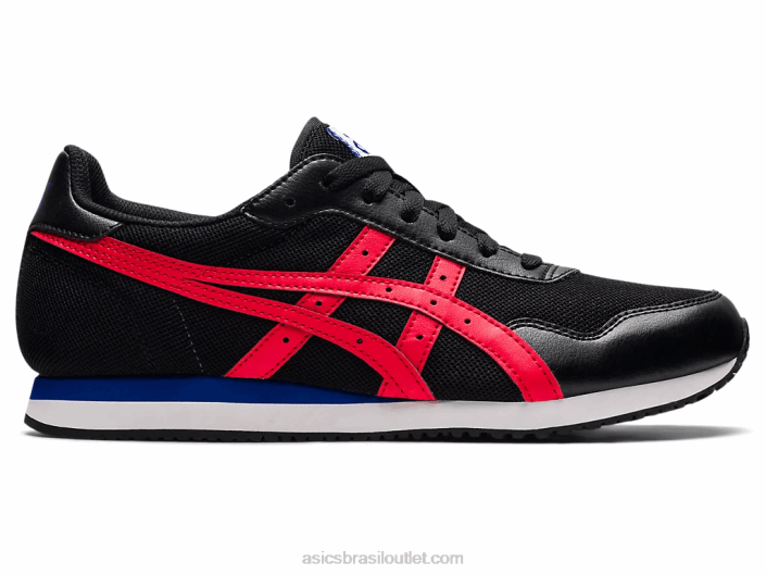 corredor tigre 462T1740 preto/vermelho elétrico Asics