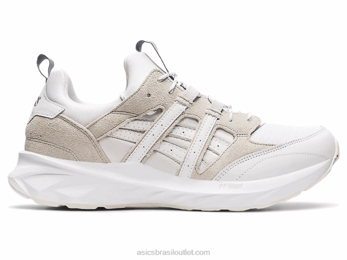 explosão de tártaro re 462T1298 branco/cinza glaciar Asics