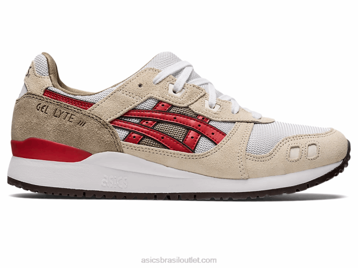 gel-lyte iii og 462T1094 alerta cinza/vermelho fumaça Asics