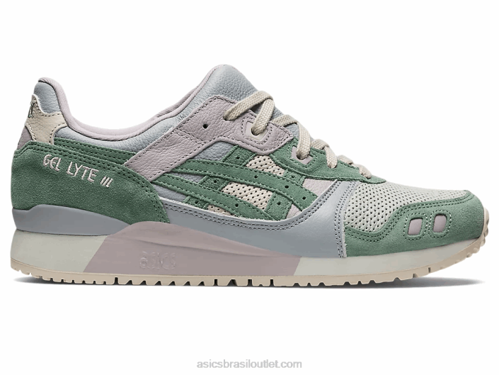 gel-lyte iii og 462T1110 sálvia clara/cinza ardósia Asics