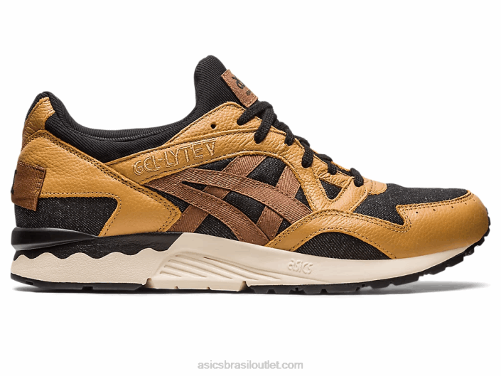 gel-lyte v patchwork moderno 462T235 caravana/preto Asics