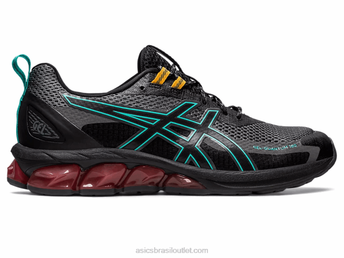 gel-quantum 180 vii 462T131 aço cinza/preto Asics