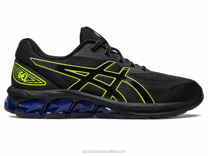 gel-quantum 180 vii 462T224 preto/amarelo de segurança Asics