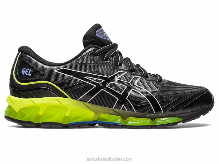 gel-quantum 360 vii 462T242 preto/amarelo de segurança Asics