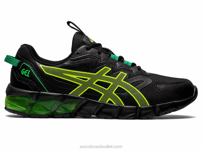gel-quantum 90 3 462T914 preto/amarelo de segurança Asics