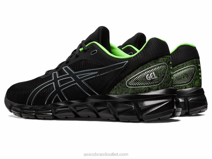 gel-quantum lyte ii 462T260 lagartixa preta/verde Asics