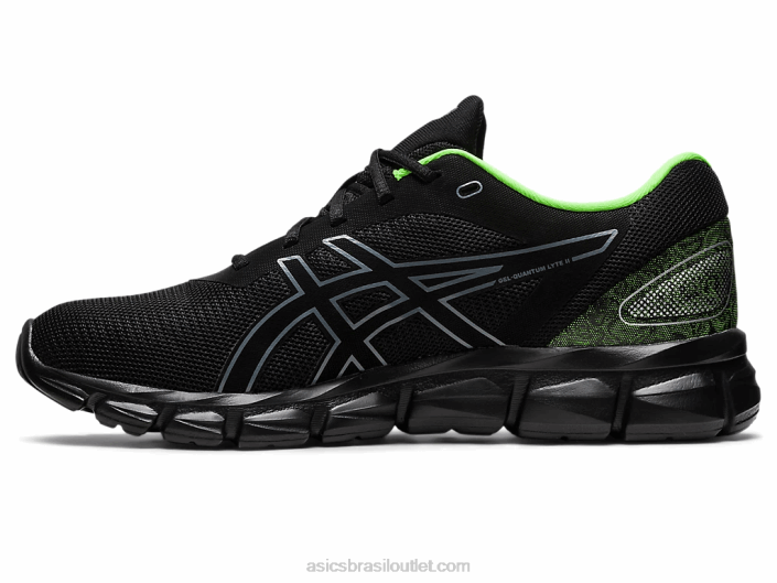 gel-quantum lyte ii 462T260 lagartixa preta/verde Asics