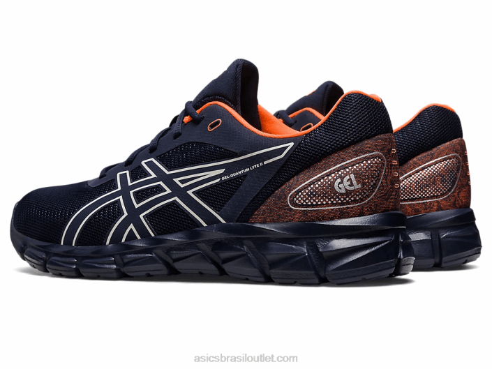 gel-quantum lyte ii 462T268 meia-noite/laranja chocante Asics