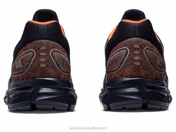 gel-quantum lyte ii 462T268 meia-noite/laranja chocante Asics