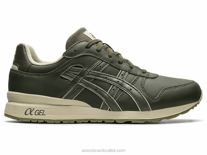 gt-ii 462T1250 tela verde-oliva/verde folha seca Asics