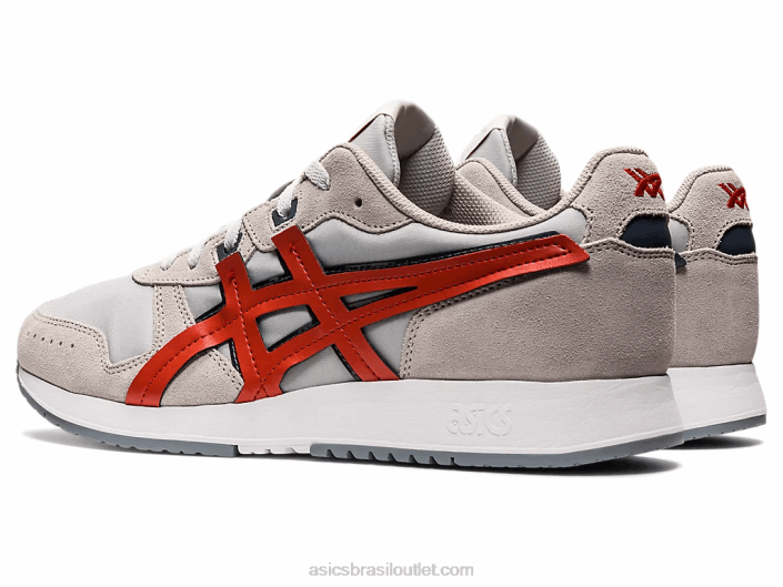 lyte clássico 462T1335 geleira cinza/argila vermelha Asics