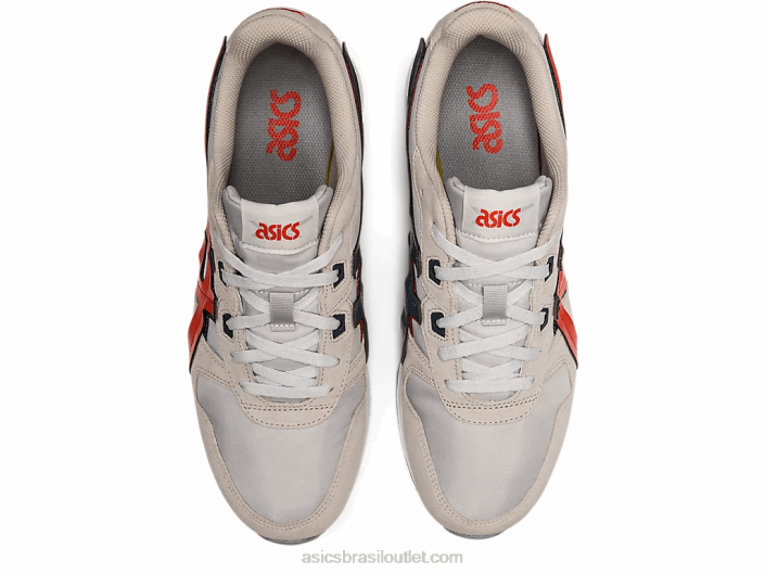 lyte clássico 462T1335 geleira cinza/argila vermelha Asics