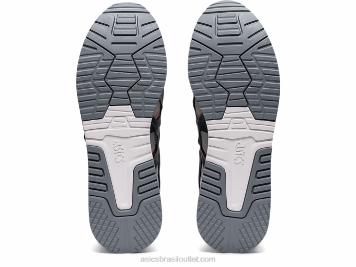 lyte clássico 462T1335 geleira cinza/argila vermelha Asics