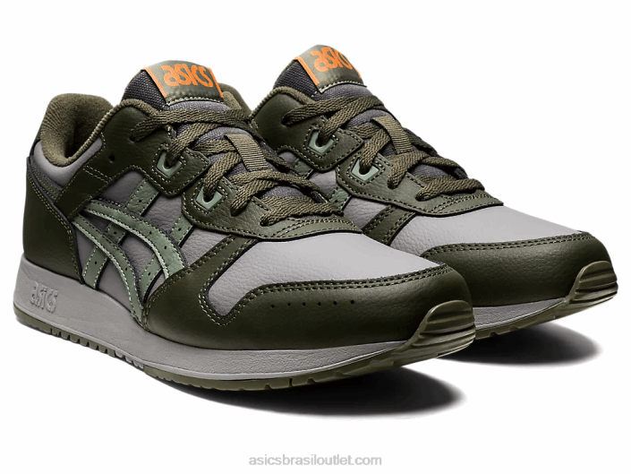 lyte clássico 462T830 argila cinza/líquen verde Asics