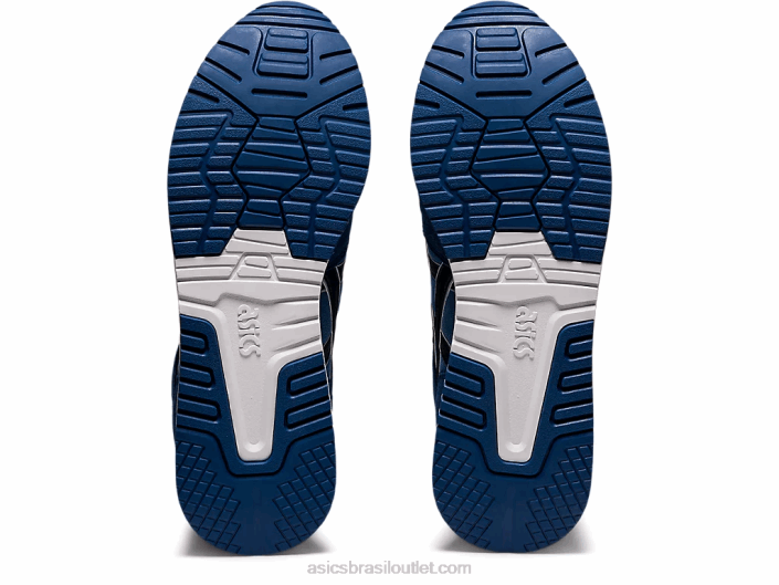 lyte clássico 462T990 fio dental cinza/azul francês Asics