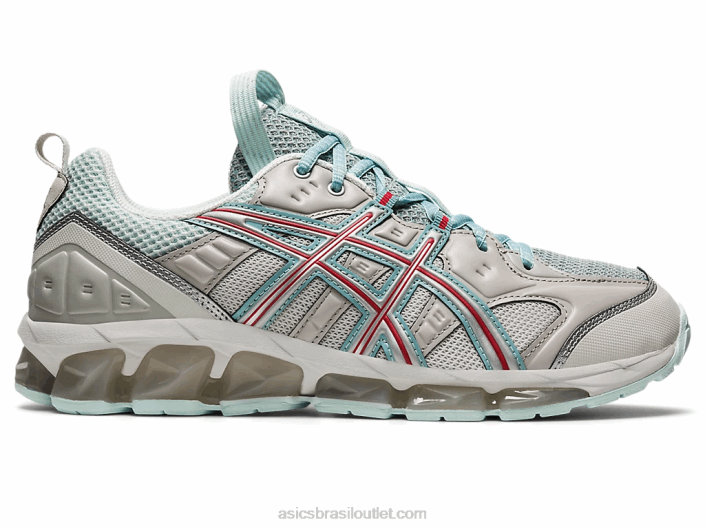 us3-s gel-quantum 360 vii kiso 462T752 cinza glaciar/cayenne Asics