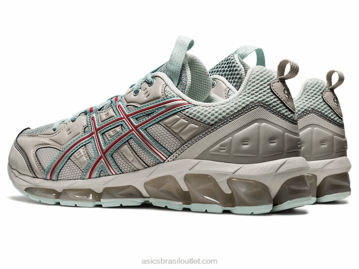 us3-s gel-quantum 360 vii kiso 462T752 cinza glaciar/cayenne Asics