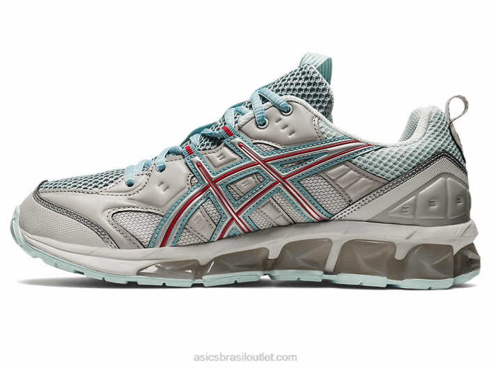 us3-s gel-quantum 360 vii kiso 462T752 cinza glaciar/cayenne Asics