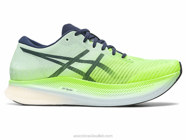 céu de metavelocidade 462T256 perigo verde/céu Asics