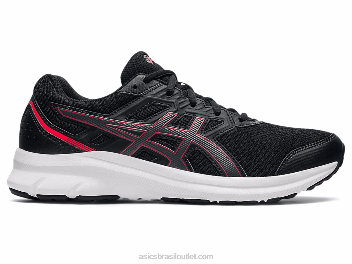 choque 3 462T1795 preto/vermelho elétrico Asics