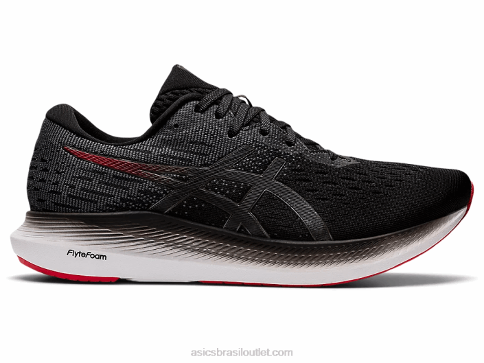 evoride 2 462T1781 preto/vermelho elétrico Asics