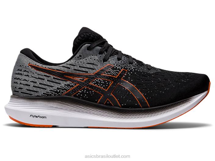 evoride 2 462T1918 preto/calêndula laranja Asics