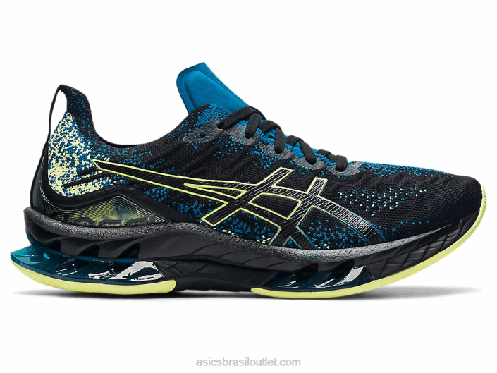explosão de gel-kinsei 462T1680 preto/amarelo brilhante Asics
