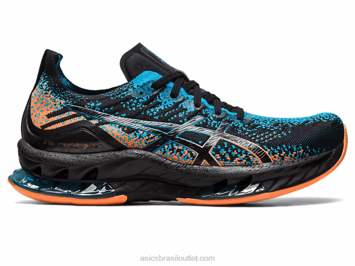 explosão de gel-kinsei 462T459 preto/azul ilha Asics
