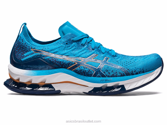 explosão de gel-kinsei 462T511 ilha azul/sol pêssego Asics