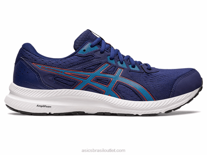gel contend 8 extra largo 462T395 azul índigo/azul ilha Asics