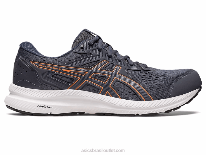 gel contend 8 extra largo 462T417 transportadora cinza/metrópole Asics