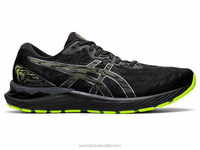 gel-cumulus 23 462T1563 preto/cinza portador Asics