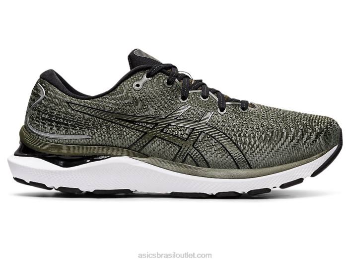 gel-cumulus 24 462T1314 tela verde-oliva/preta Asics