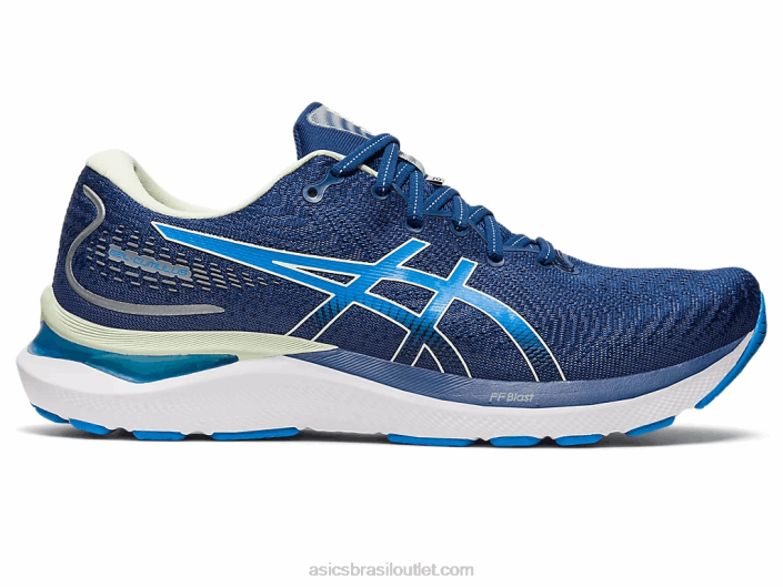gel-cumulus 24 462T153 meia-noite azul/azul azul Asics