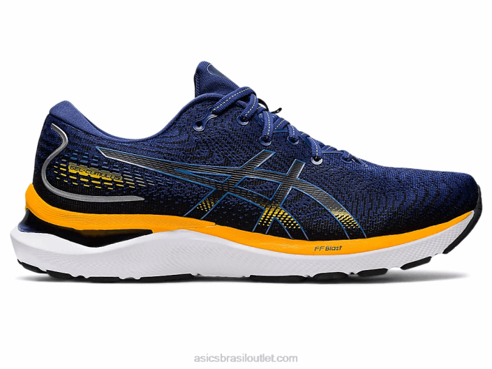 gel-cumulus 24 462T824 oceano profundo/âmbar Asics