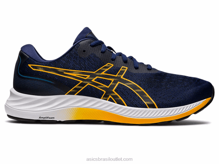 gel-excite 9 extra largo 462T997 oceano profundo/âmbar Asics